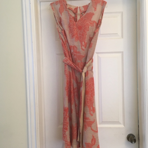 Floral Jacquard Fit and Flare Swing Dress - Picture 6 of 10